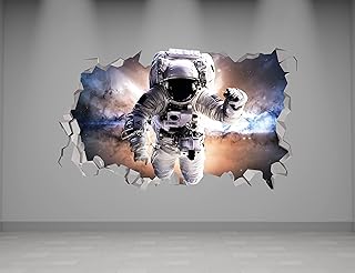Astronaut Decor - Space Themed Bedroom Decor - Astronaut Wall Decal - Astronaut Wall Decor - Galaxy Room Decor for Boys - Galaxy Decor - Space Decor (24