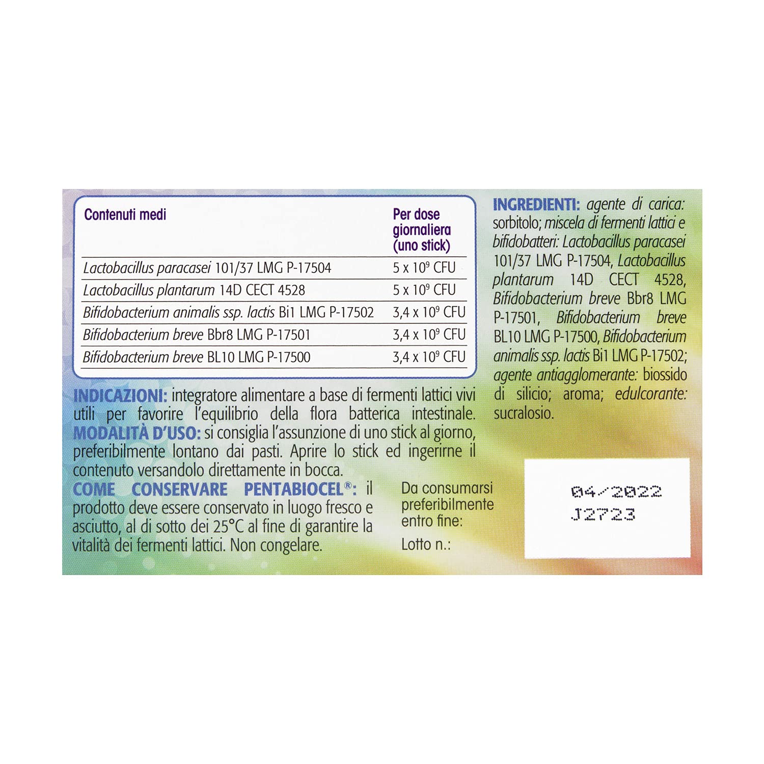 Fermenti Lattici Probiotici per Intestino 14 Stick Orosolubili Fermenti Lattici Vivi 20 Miliardi di Lattobacilli e Bifidobatteri Integratore Flora Intestinale e Difese Senza Glutine e Lattosio