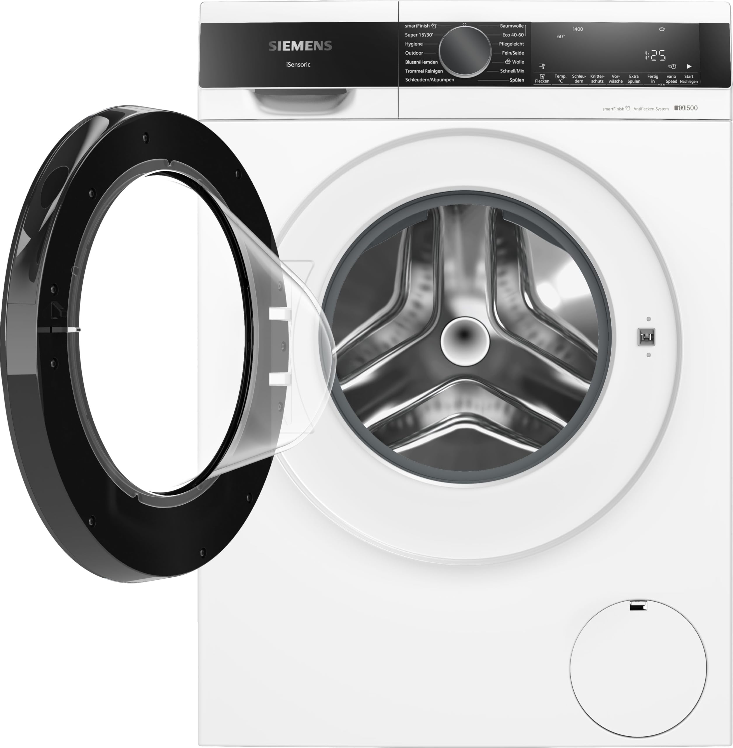 Siemens WG44G2Z22 iQ500 Waschmaschine 9 kg, 1400 U/min, WaterPerfect Plus | Zeit sparen mit speedPack L, langlebiger iQdrive Motor, waterPerfect Plus für beste Wassernutzung