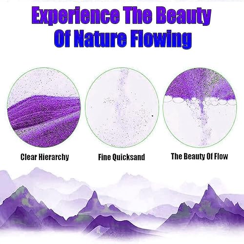 Miniatura 4 de Lámpara de mesa de arte de arena móvil 3D, lámpara de arena movediza con control remoto y táctil que cambia de color, reloj de arena 3D, luz