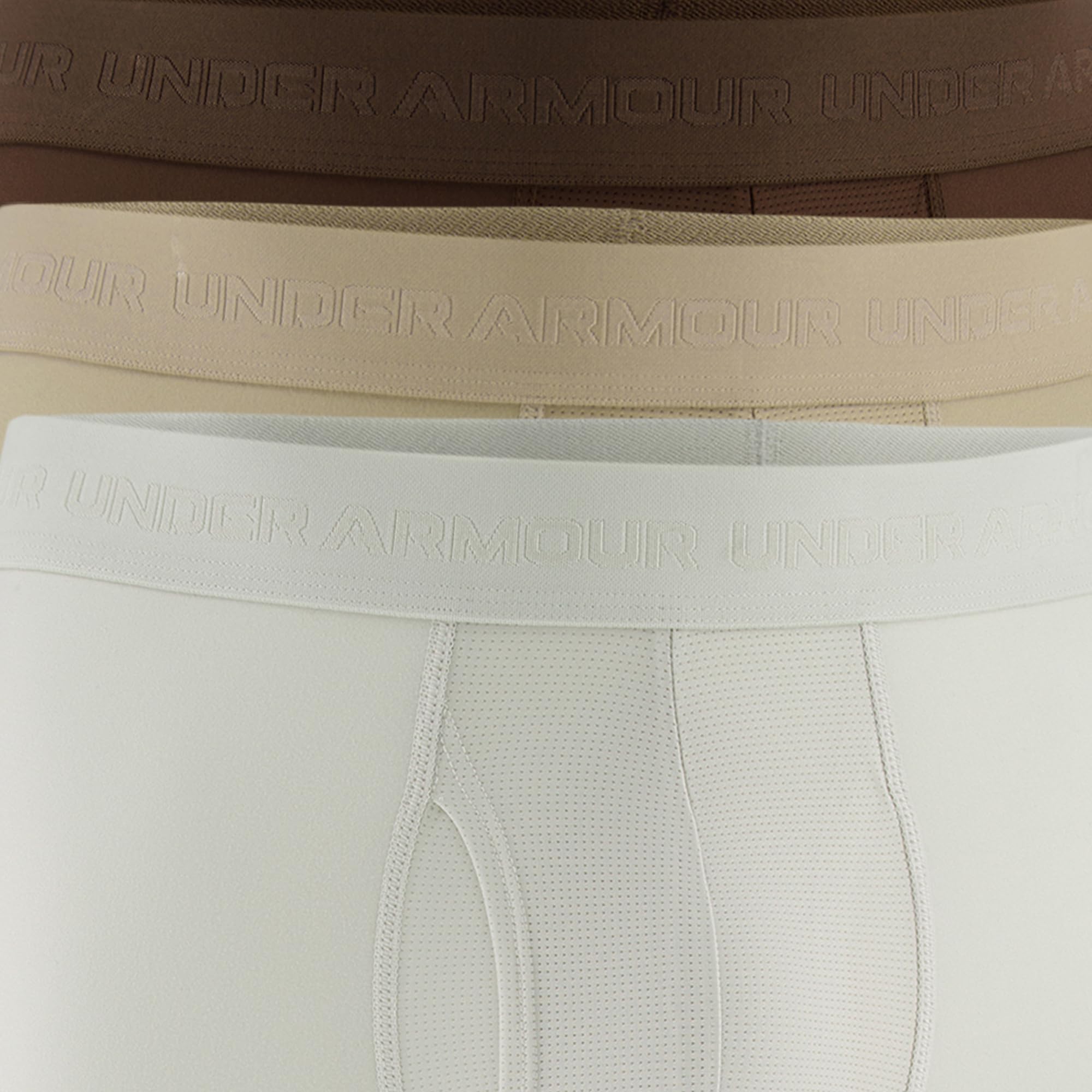 Under Armour Pack de 3 Bóxers Tech Performance para Hombre, Largo de Pierna de 15 cm – Transpirable, Absorbe la Humedad, Tacto Suave, Comodidad Todo el Día