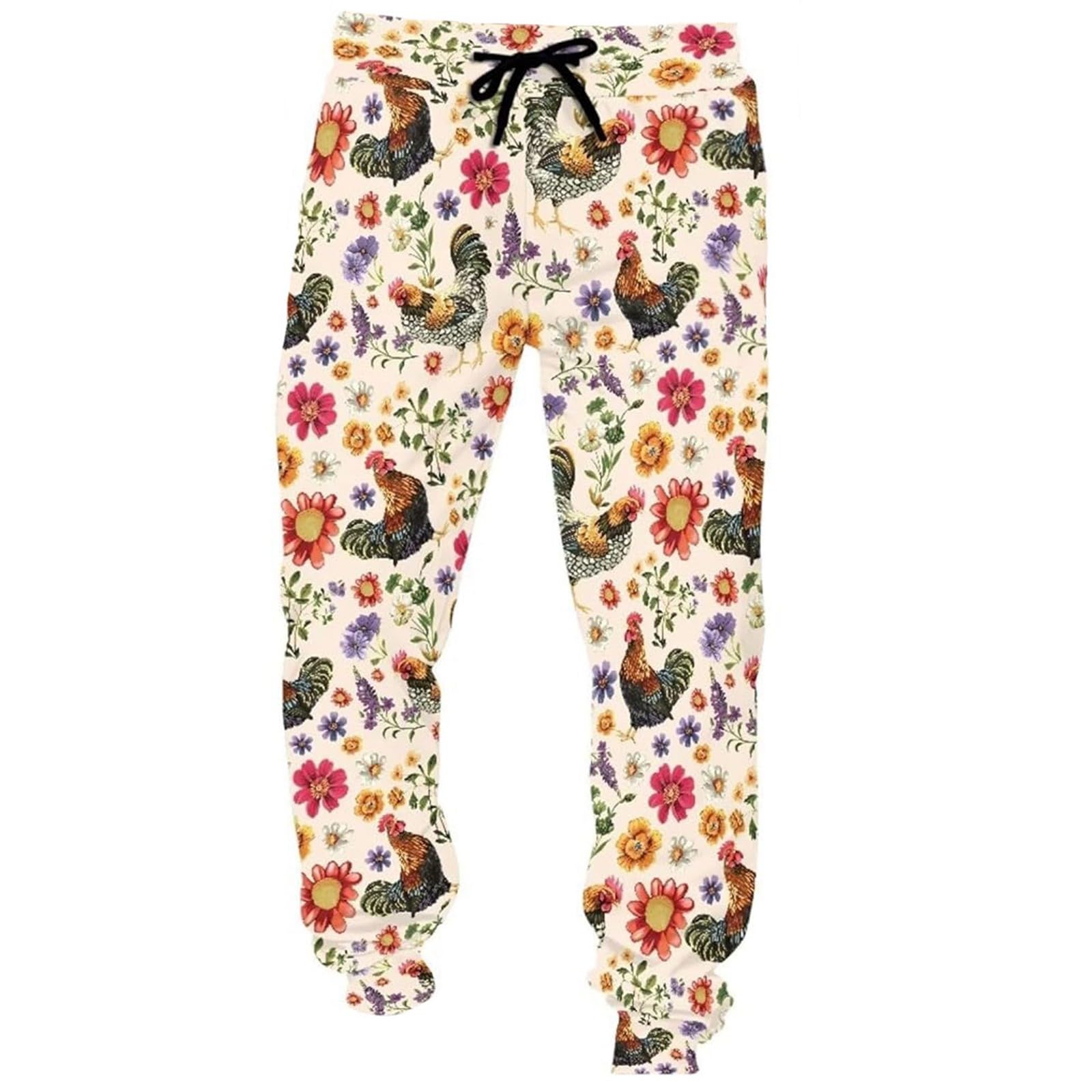 Pantalon décontracté imprimé WWricotta à taille élastique - 3