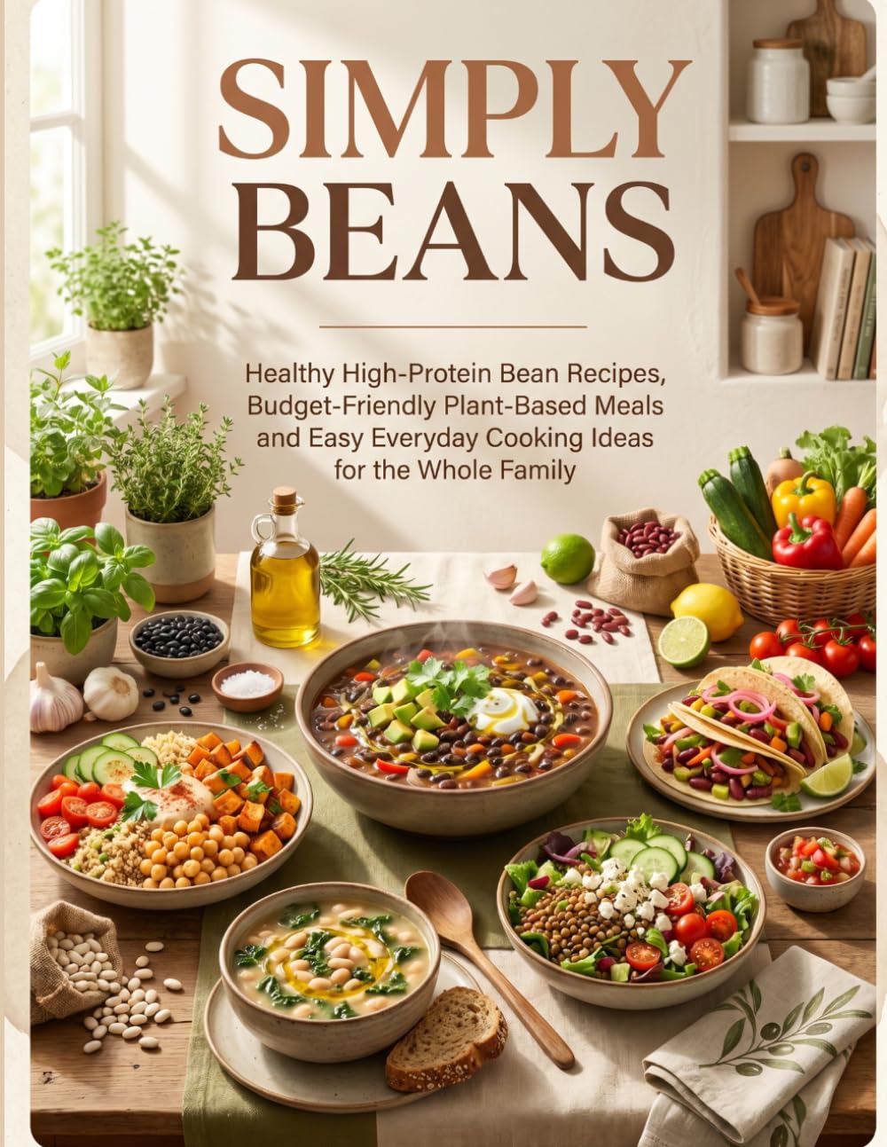 SIMPLY BEANS: Healthy High-Protein Bean Recipes, Budget-Friendly Plant-Based Meals and Easy Everyday Cooking Ideas for the Whole Family