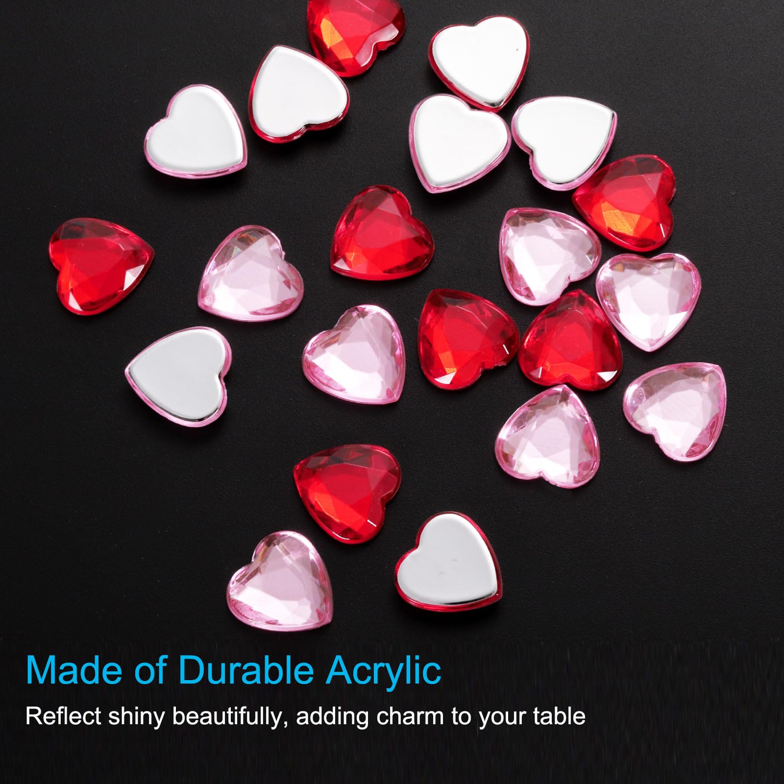 PATIKIL Acrylic Hearts for Valentine's Day - Image 3