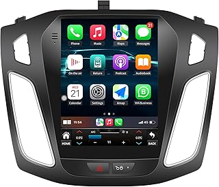 Upgrade 4G+32G Android 13 Car Stereo for Ford Focus 2012-2018,10.4'' Touchscreen Car Radio T-Style Head Unit Replacement with Wireless Carplay Android Auto,WiFi,GPS,FM/RDS Radio SWC+1080P Rear Camera