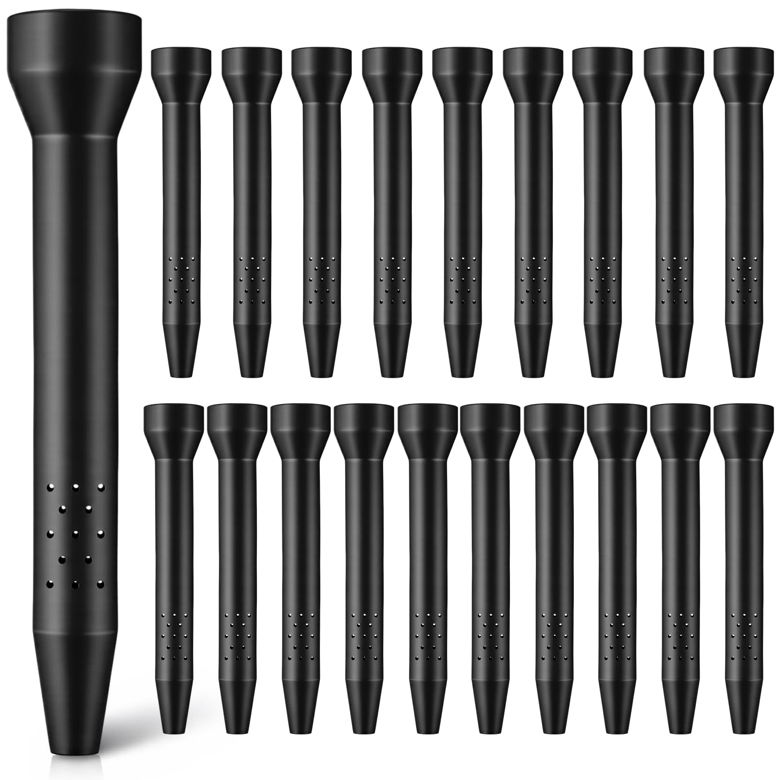 Confezione da 20 picchetti per irrigazione delle radici da giardino, 30,5 cm, in plastica ABS, protezione dai raggi UV, picchetto per irrigazione profonda, per alberi, cespugli e arbusti