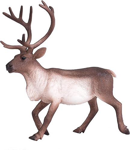 MOJO Reno realista internacional de la vida silvestre juguete réplica pintada a mano figura marrón