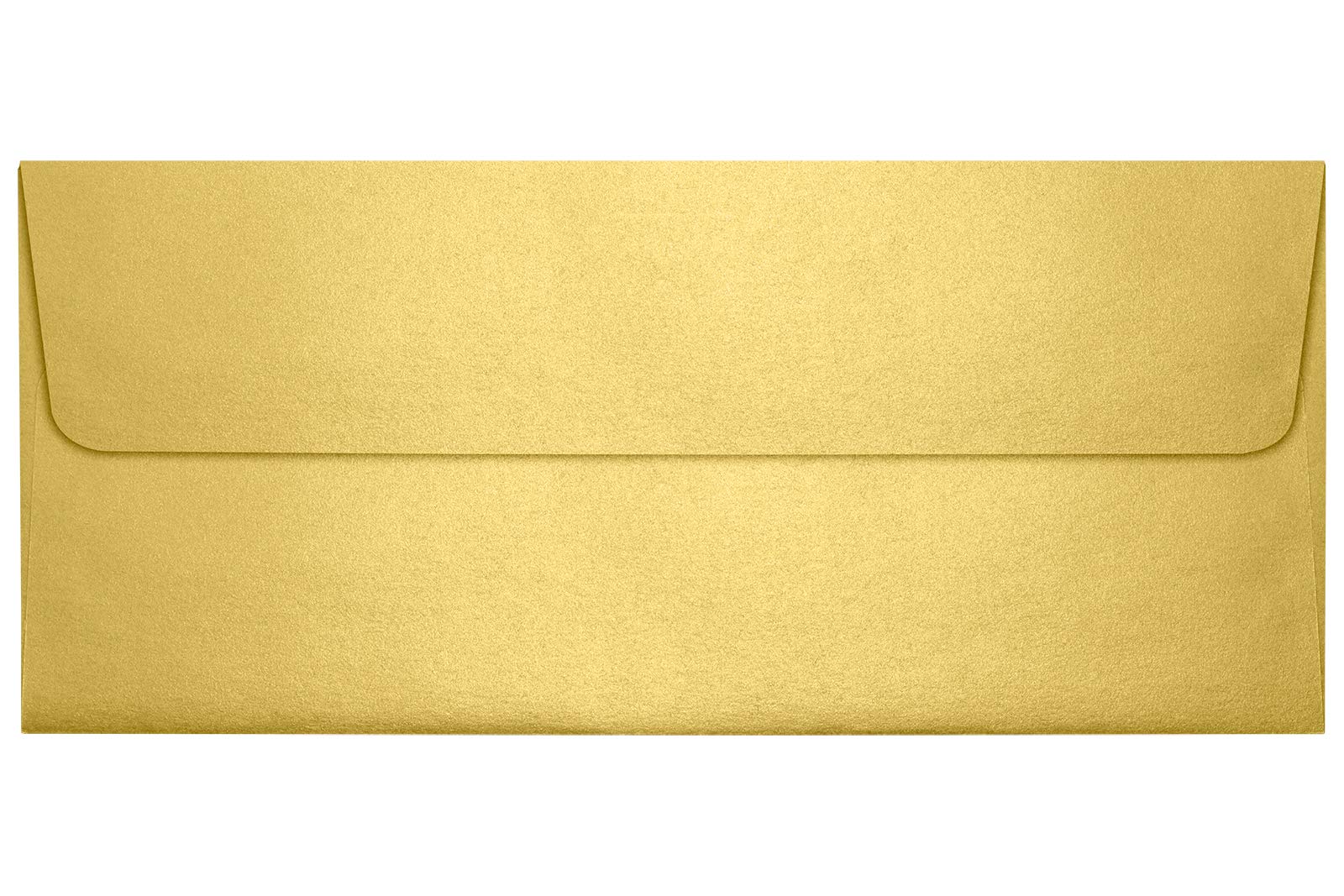LUXPaper #10 Business Envelopes | Peel & Press | 4 1/8" x 9 1/2" | Gold Metallic | 80lb. Text | 50 Qty