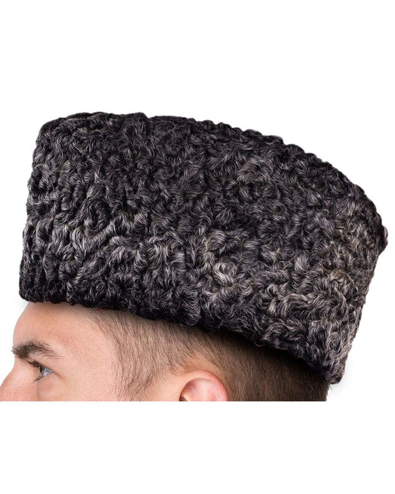EASTIFIED Mens Persian Diplomat Karakul Hat Astrakhan Fur Cap with