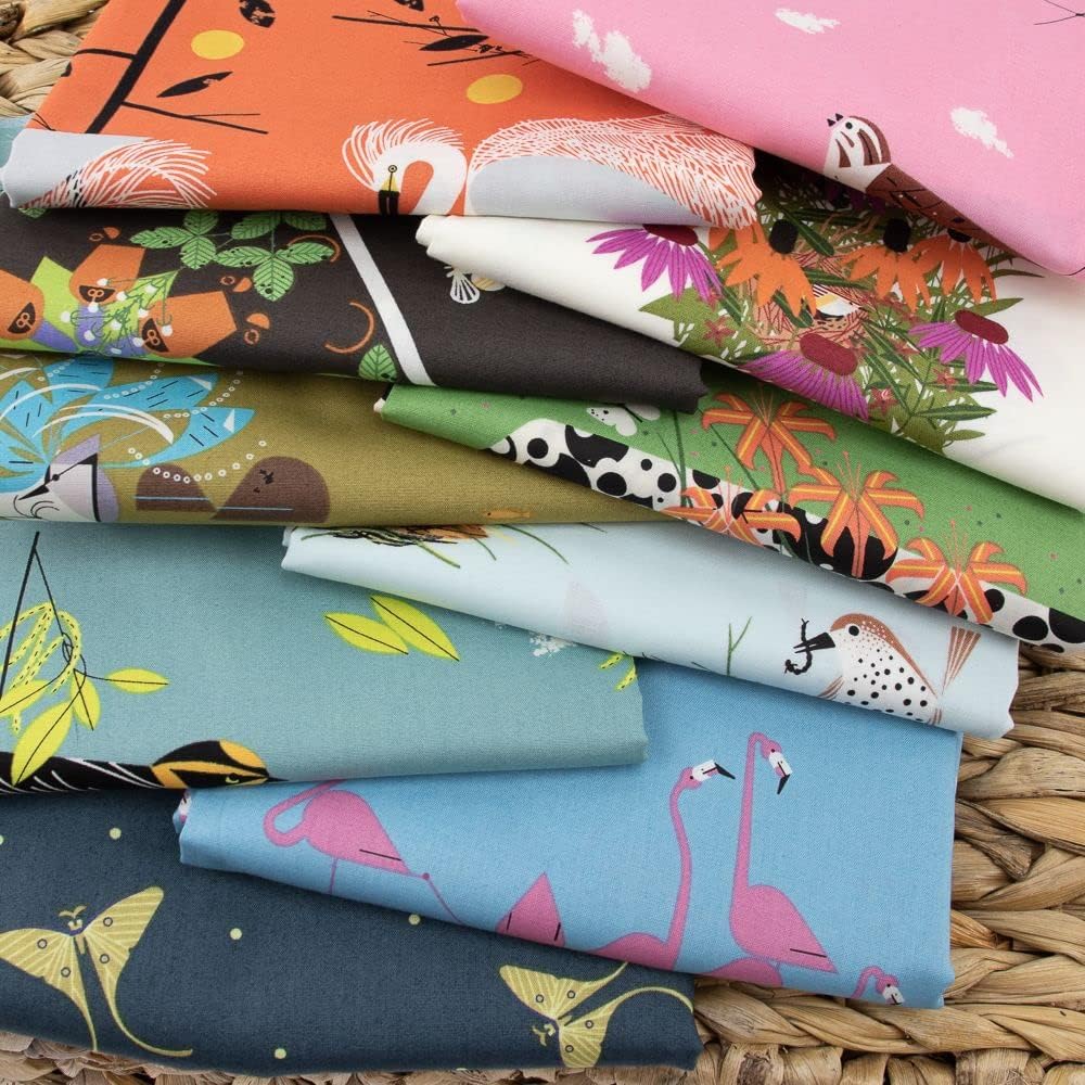 Charley Harper Summer (Vol. 2) Poplin Fabric Fat Quarter Bundle