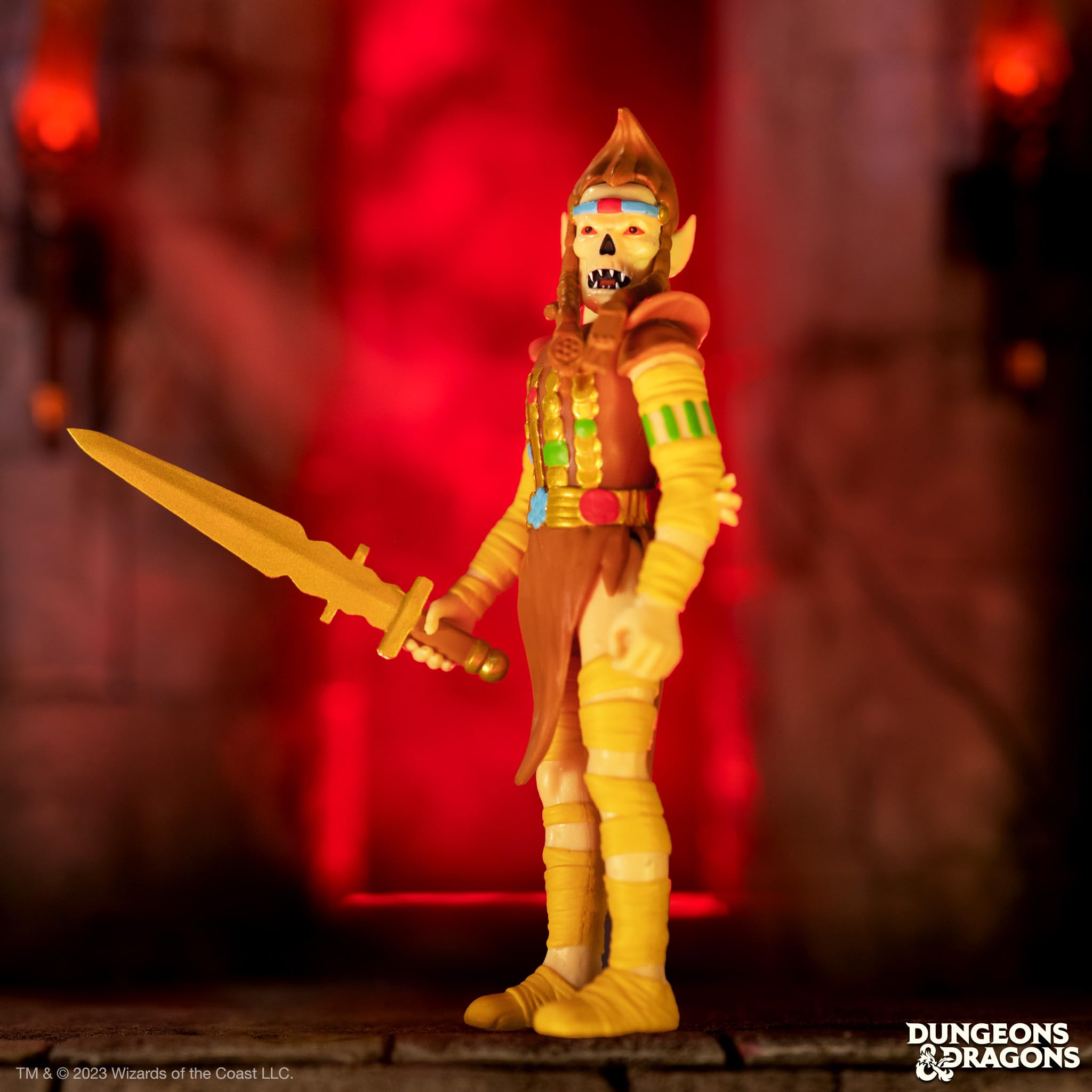 Super7 Dungeons & Dragons Githyanki - 3.75" Dungeons and Dragons Action Figure with Accessory Vintage Collectibles and Retro Toys