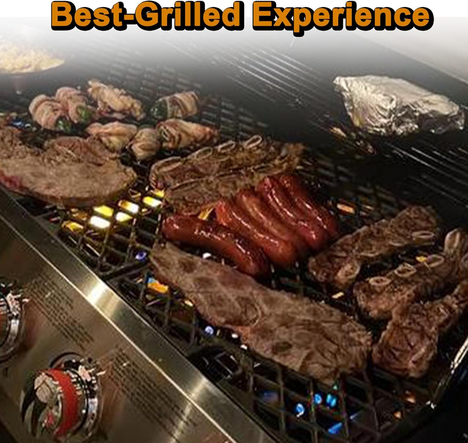 GR2205723-OG-00 Grill Grates Replacement Parts for Outdoor Gourmet Grill Parts 6 Burner GR2205720-OG-00 FSOGBG1108 162193 Cooking Grates 4 Burner GR2215101-OG-00 GR2215120-OG-00 Cast Iron Grill Grids