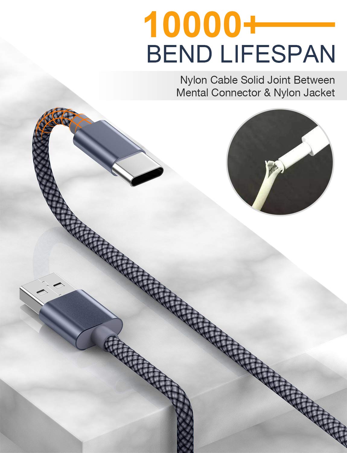 OULUOQI USB Type C Cable