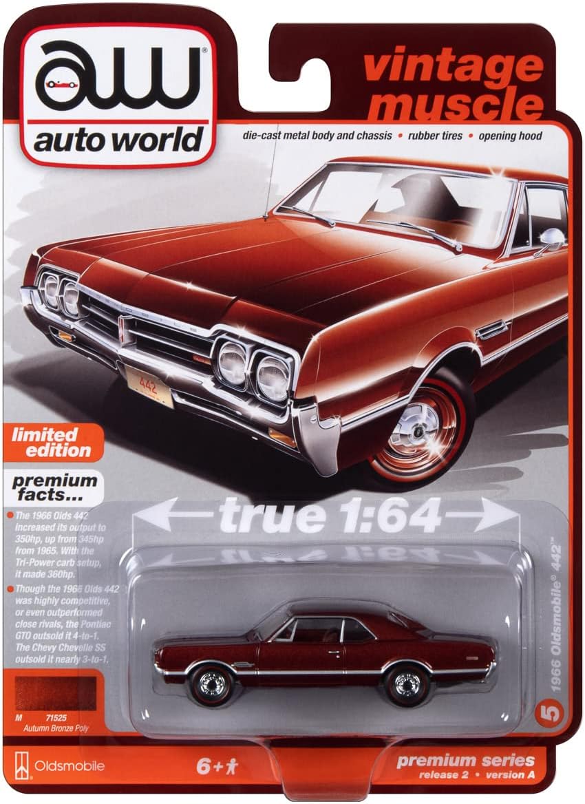 Auto World Premium 2023 Release 1 Set A (6-Car Sealed Case) 1:64 Diecast