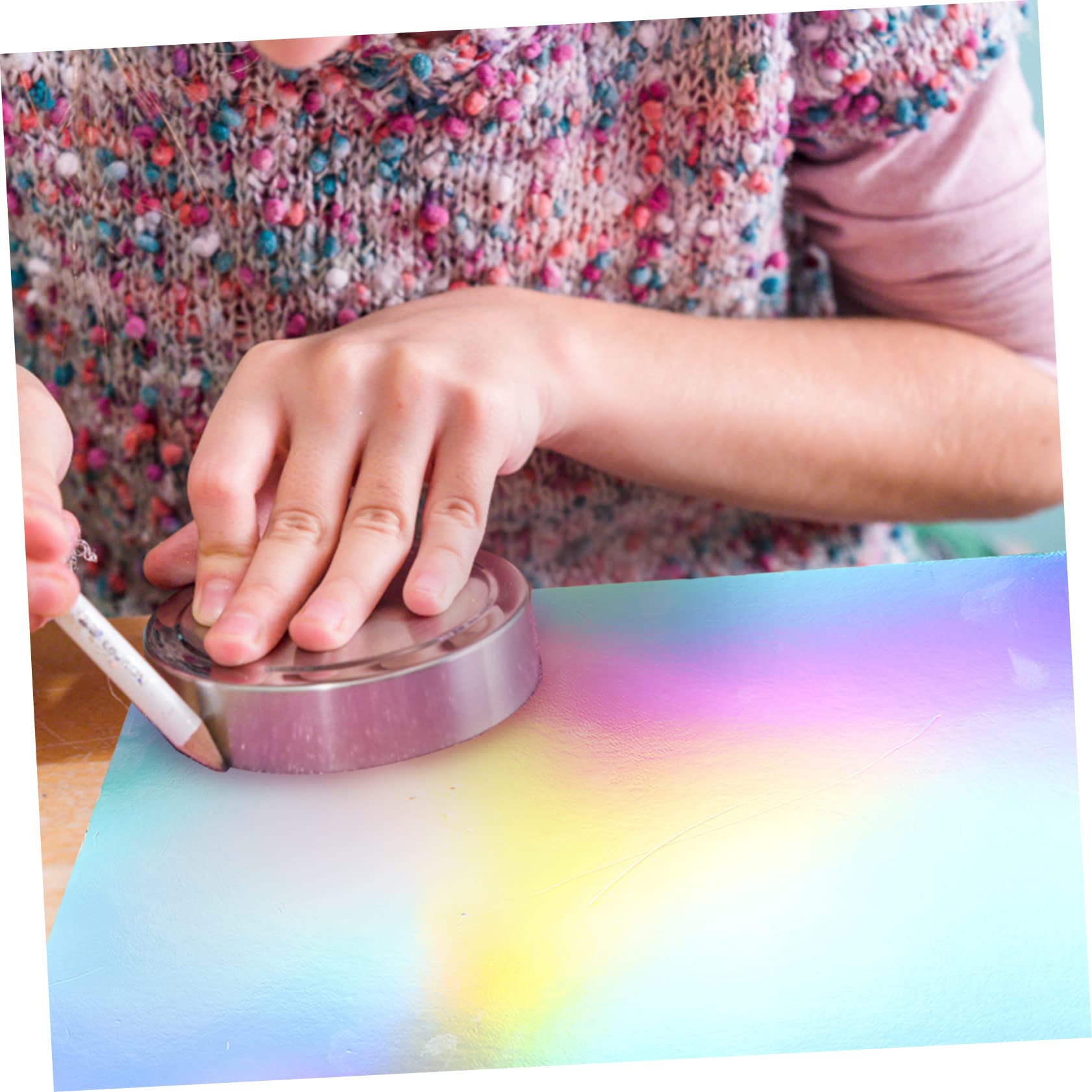 50 Feuilles de Papier Décoratif Pliable A4 pour Travaux Manuels, Papier Cartonné Facile à Utiliser, pour Projets Artistiques et Découpage Créatif