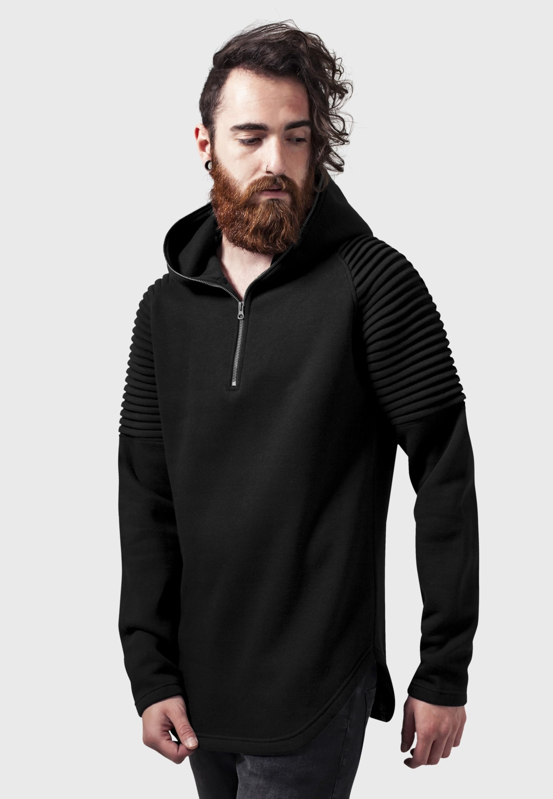 Urban Classics Tb1413-pleat Sleeves Terry Hoody Sudadera Hombre (Pack de 1)
