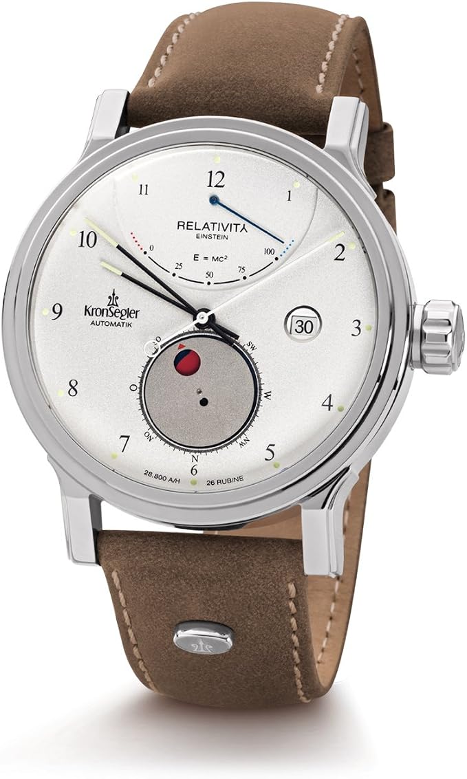Kronsegler Einstein - Relativity Automatikuhr rosevergoldet-umbra