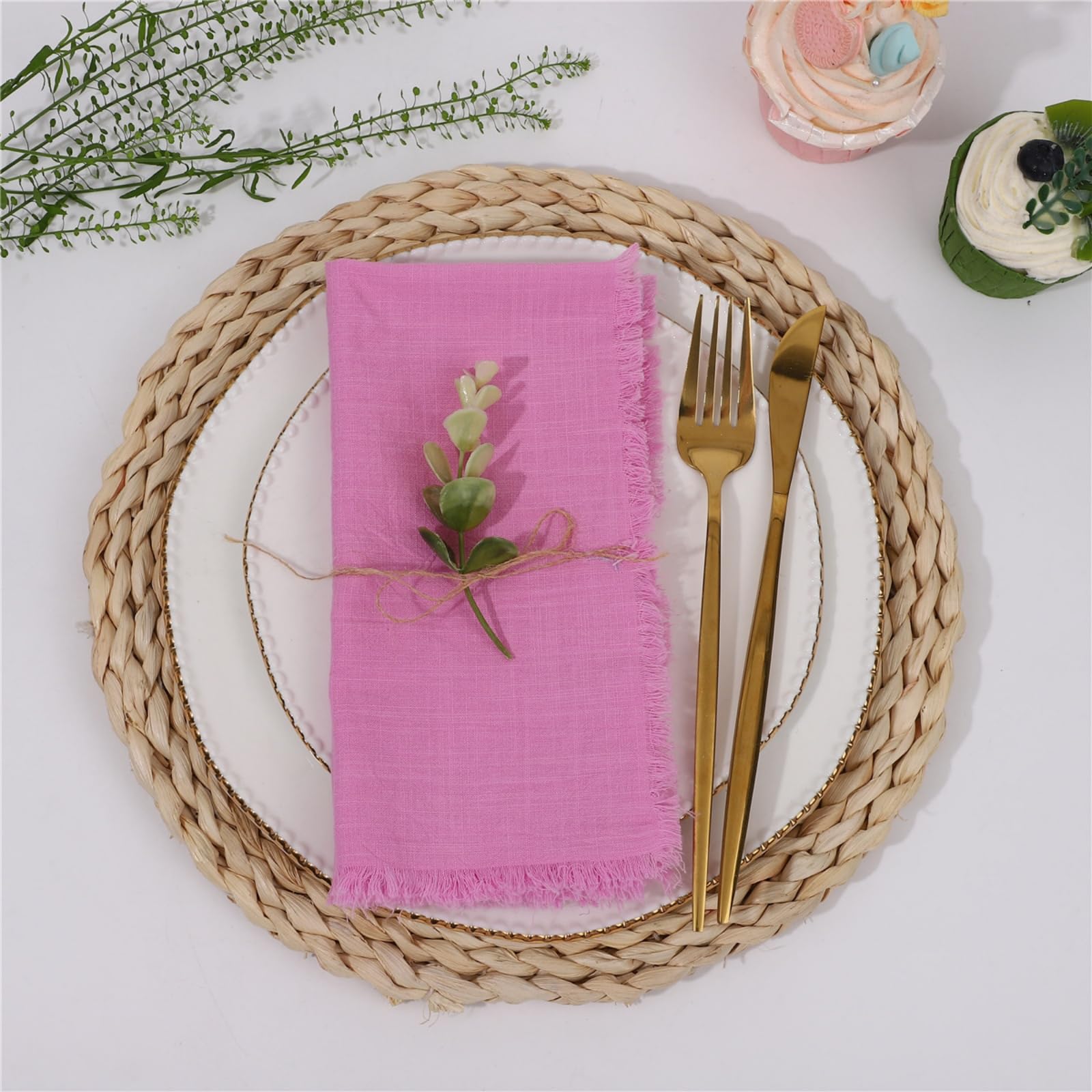 FANSU Confezione da 10/20/50 Tovaglioli Stoffa Microfibra, Tovaglioli di Stoffa da Tavola Morbido Traspirante per Decorazione da Tavolo, Matrimonio, Cena, Ristorante (50 Pezzi,Blu)