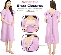 Vista 77 de NY Threads Women's Hospital Gown Soft and Stylish Patient Gown
