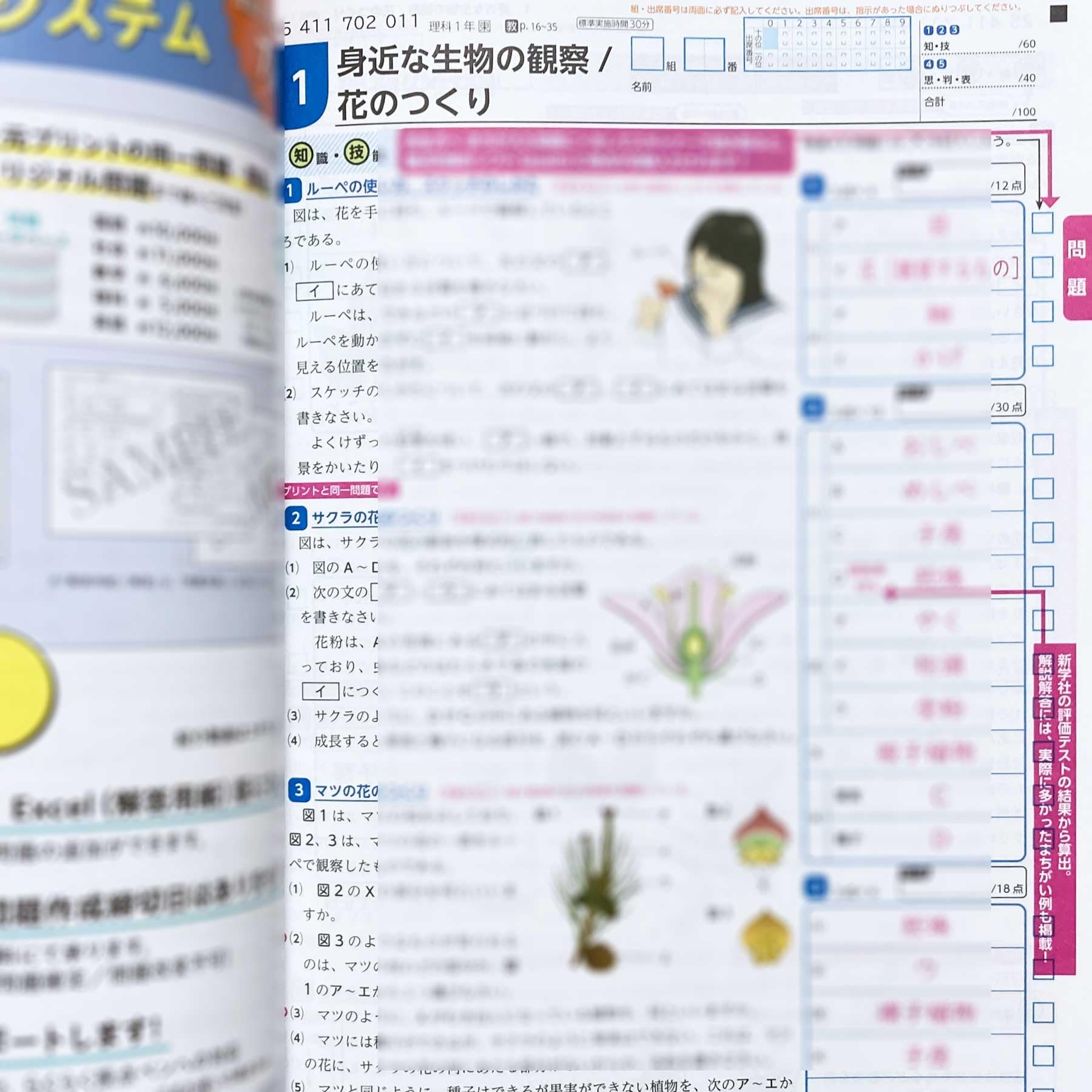 Amazon.co.jp: 2025年度版「Wプリント 理科 1年 東京書籍版【教師用 