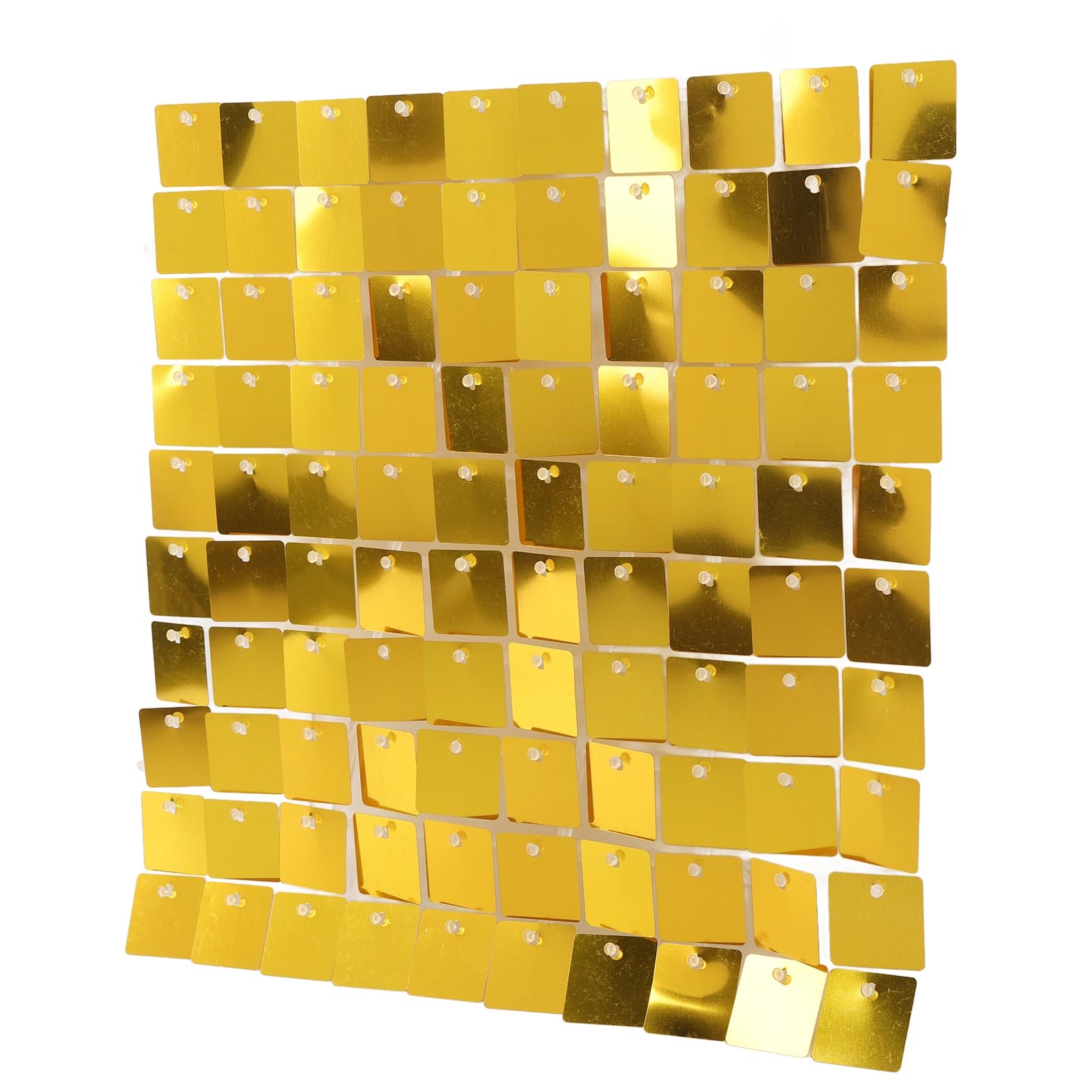 8 pannelli di sfondo con paillettes, sfondo da parete glitterato, per compleanni, matrimoni, feste, decorazione con resistenti allo sbiadimento, riutilizzabili (oro)