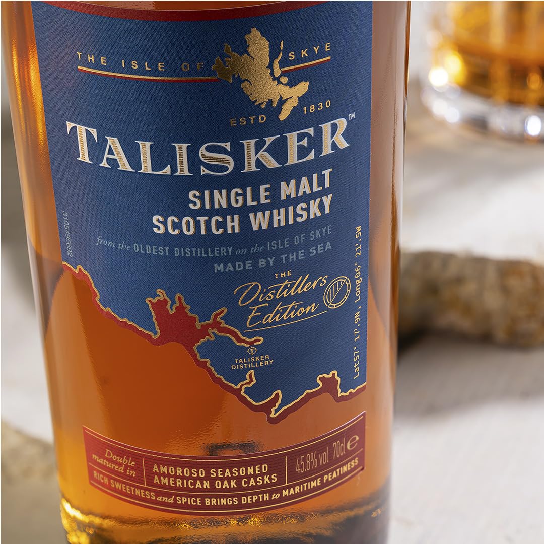 Talisker Distillers Edition 2022 Single Malt Scotch Whisky, aromatischer Single Malt, 45.8% vol, 700ml Einzelflasche