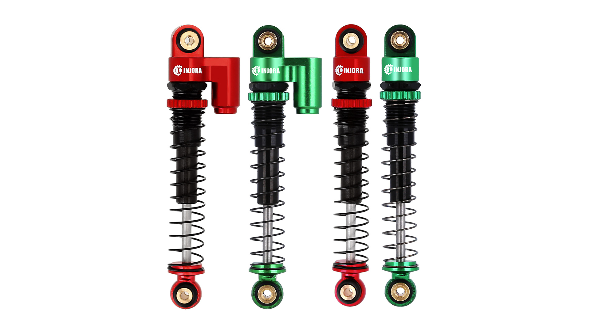 Amazon.com: INJORA 43mm Aluminum Shocks Threaded Tele Shock