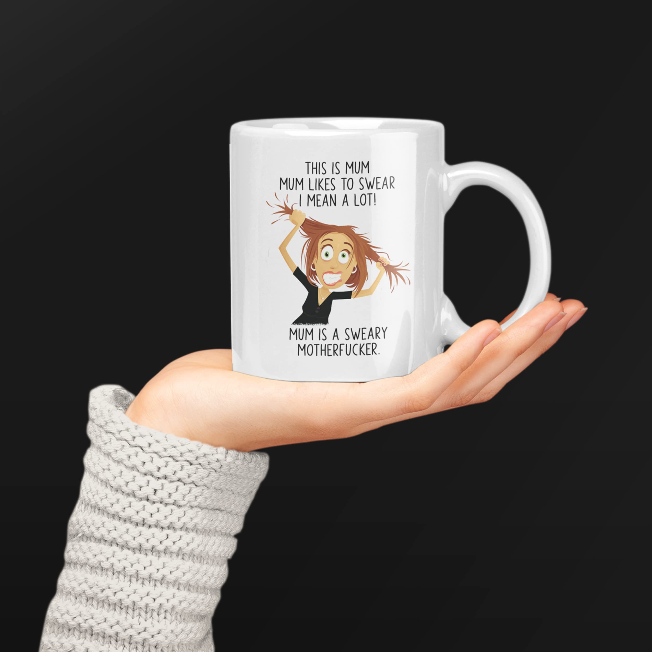 Funny Gift for Mum Wife - Sweary Mo' Fo' Funny Mug for Mothers Day or Best Friend - Image 3