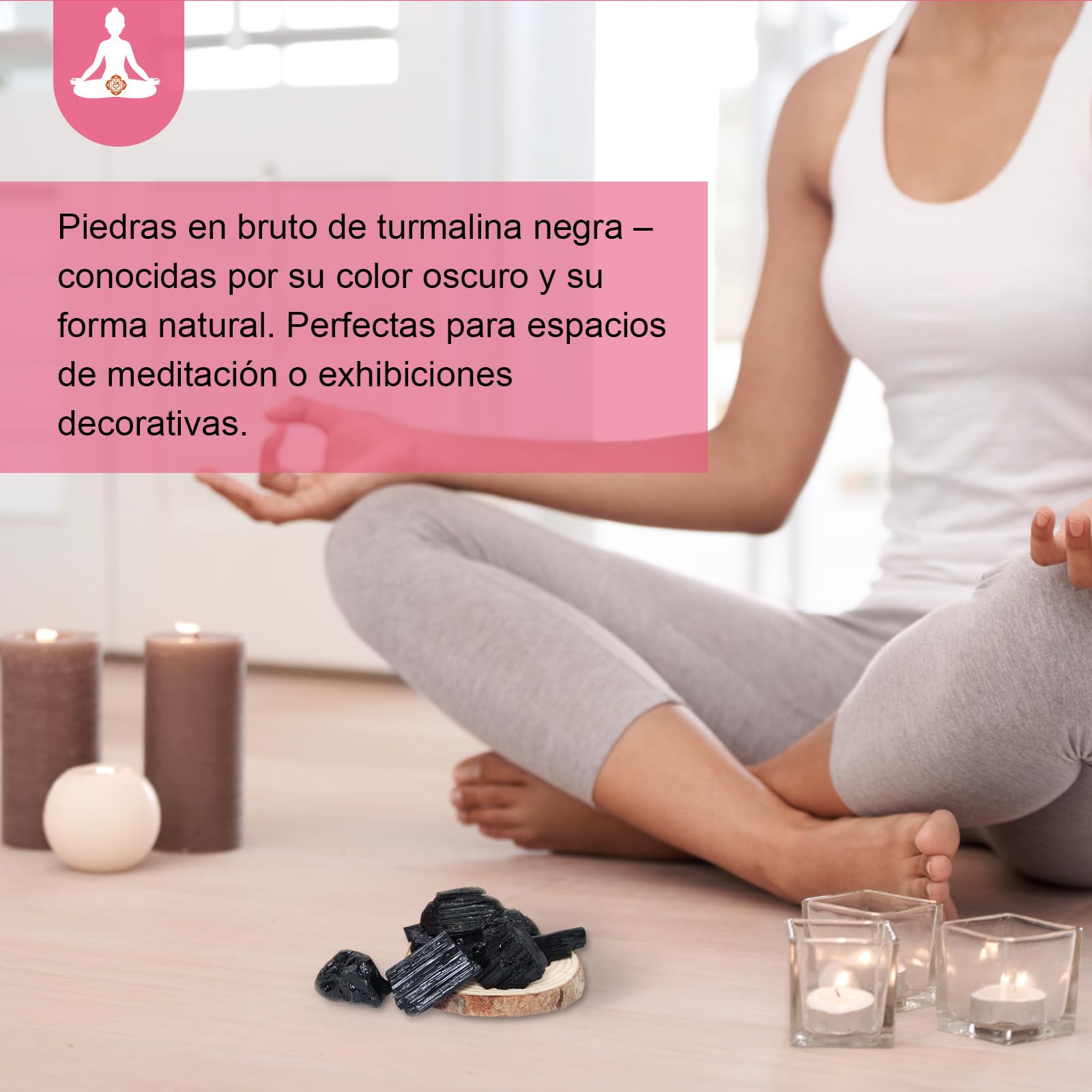 200g Cristales de Turmalina Negra, Piedras de Turmalina Negra en Bruto Naturales, Cristal en Bruto para Protección de Energía, Eliminación de Energía Negativa, Decoración, Pulido