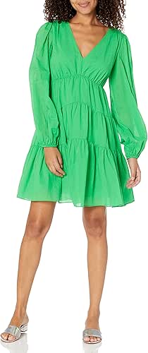 Trina Turk Womens A Line Cotton Dress