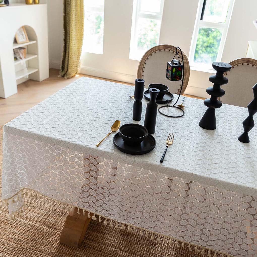 Francfranc - 新品未使用 送料込み☆テーブルクロス 152×213㎝ OBLONG Amazon｜Foxace テーブルクロス はっ水加工 長方形 140x220㎝ 花