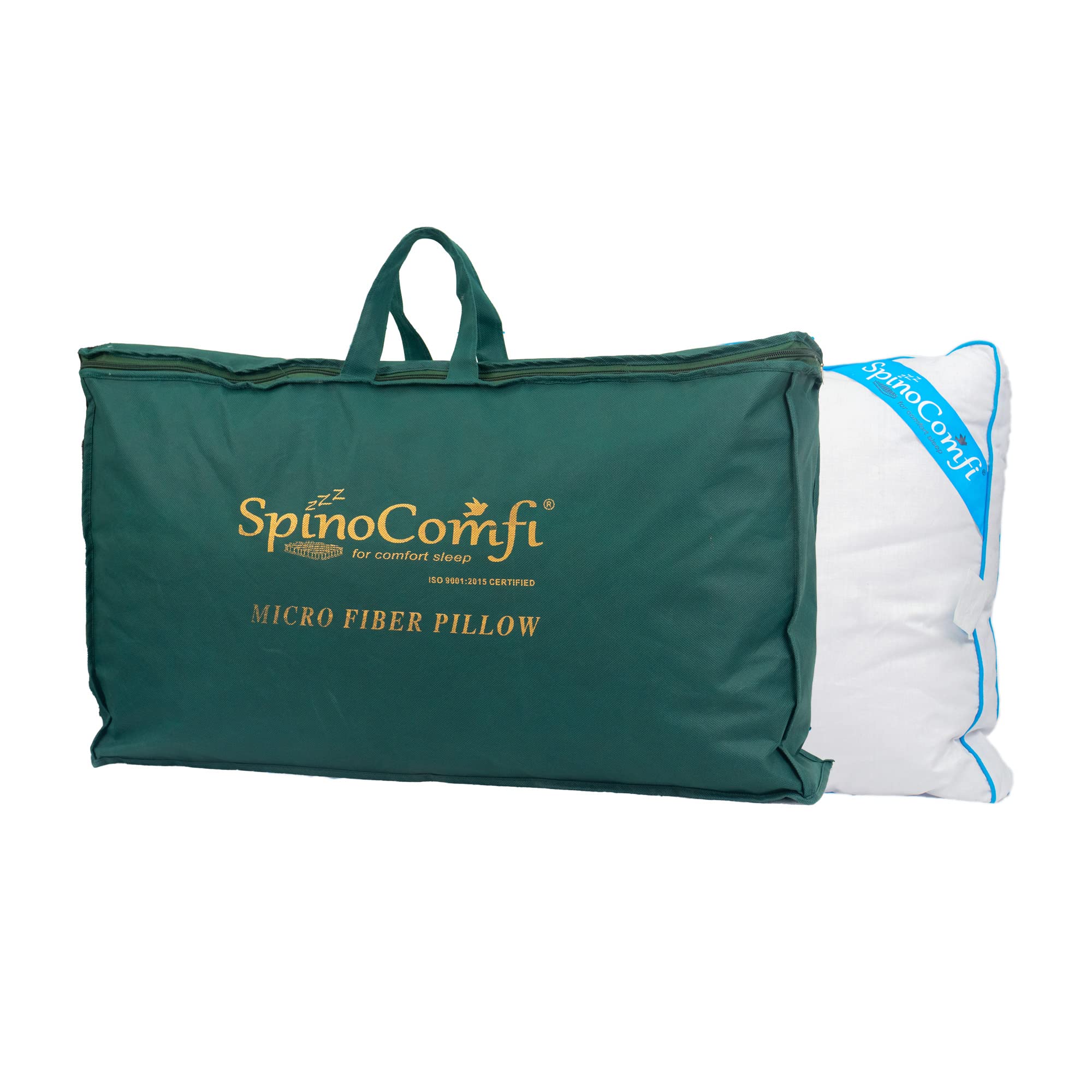 Spino Comfi SPINOCOMFI 18X28 LUXRY Microfiber Comfort Pillow (Pack of ONE Pillow)
