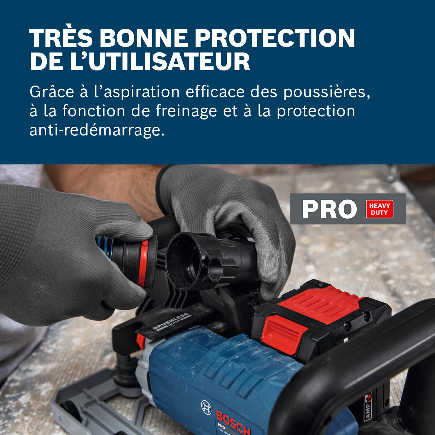 Bosch PRO 18V System Rainureuse pour murs sans-fil GNF18V-40 (avec L-BOXX 238)