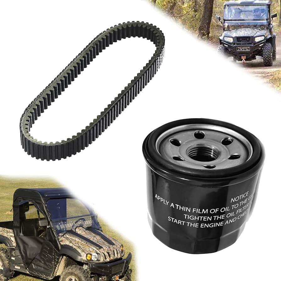 Amazon.com: Chikia CVT Drive Clutch Beltn and Oil Filter