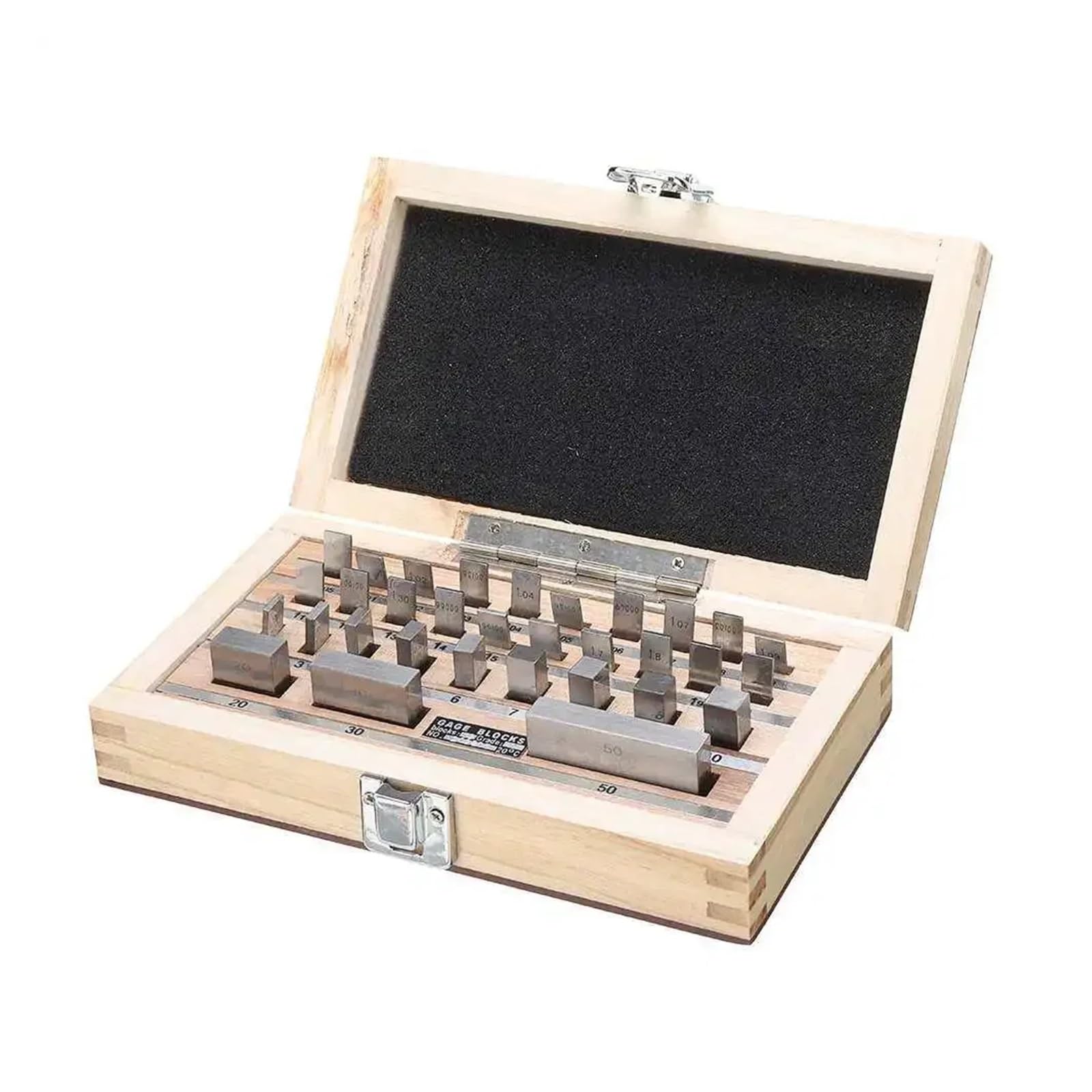 CVFRDD Gauge Block Set 32/38/47/83Pcs Router Table Set Up Bar With Case Gauge Metric Gage Block Woodworking Measuring Measurement Lathe Tool(32Pcs)