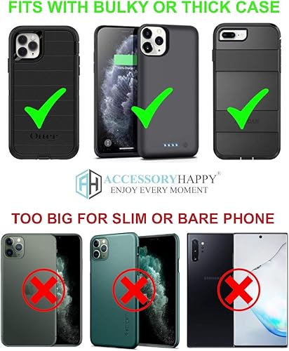 Miniatura 2 de AH Hunting Tree CAMO - Funda de nailon para teléfono con lazo para cinturón, para Android Moto iPhone 11 Pro Max XS Max iPhone 8 Plus, 6S+ 6 Plus,