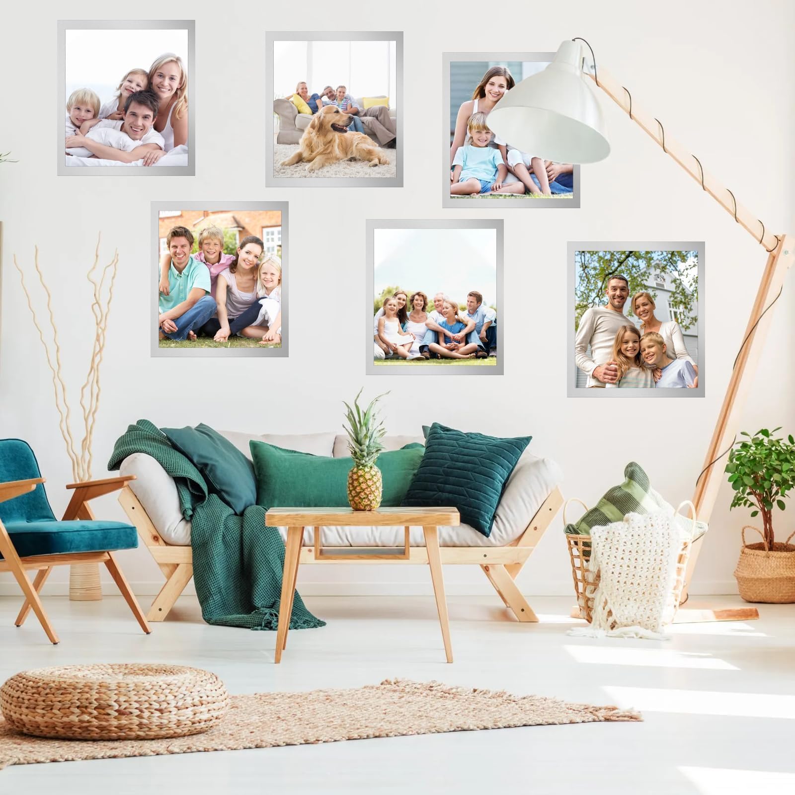 Cadre Sans Perçage Pour Affiches 8 Cadres Magnétiques 30x40cm BSOMAM - Pour Toile Diamant Et Photos Cadre Certificat Affiche