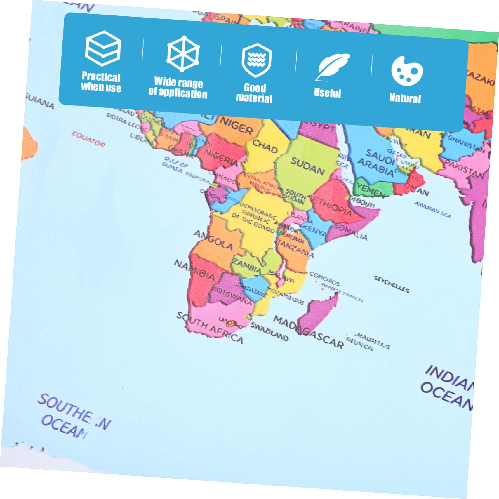 STOBOK 3sätze Geographie Wandkarte Lernposter Weltkarte Für Klassenzimmer Und Schlafzimmerdekoration Für Homeschooling Und Vorschule Klarer Druck Leuchtende Farben