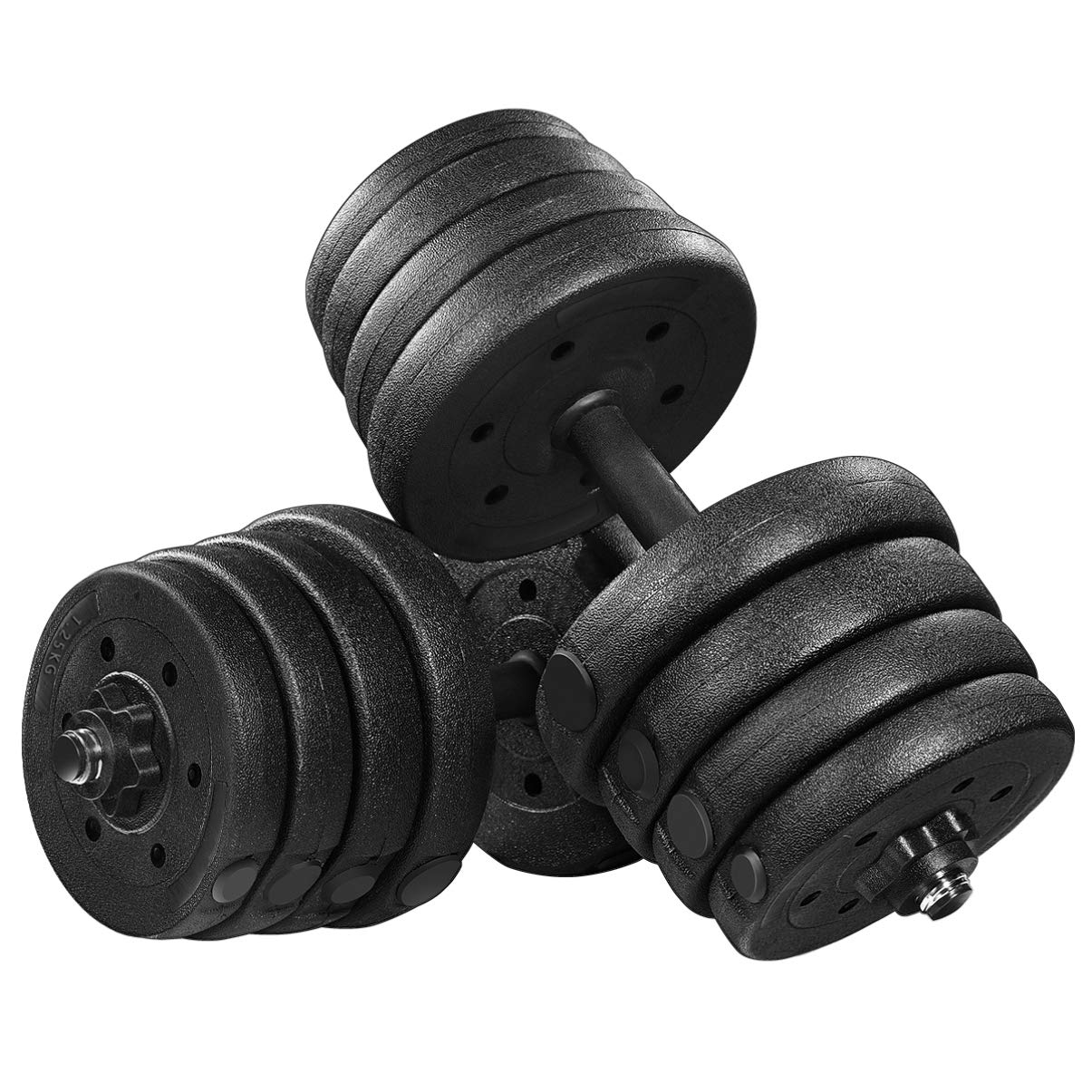BESPORTBLE 66 LB Adjustable Dumbbells, Home Barbell Exercise & Fitness dumbbellsfor Women and Men Strength Training