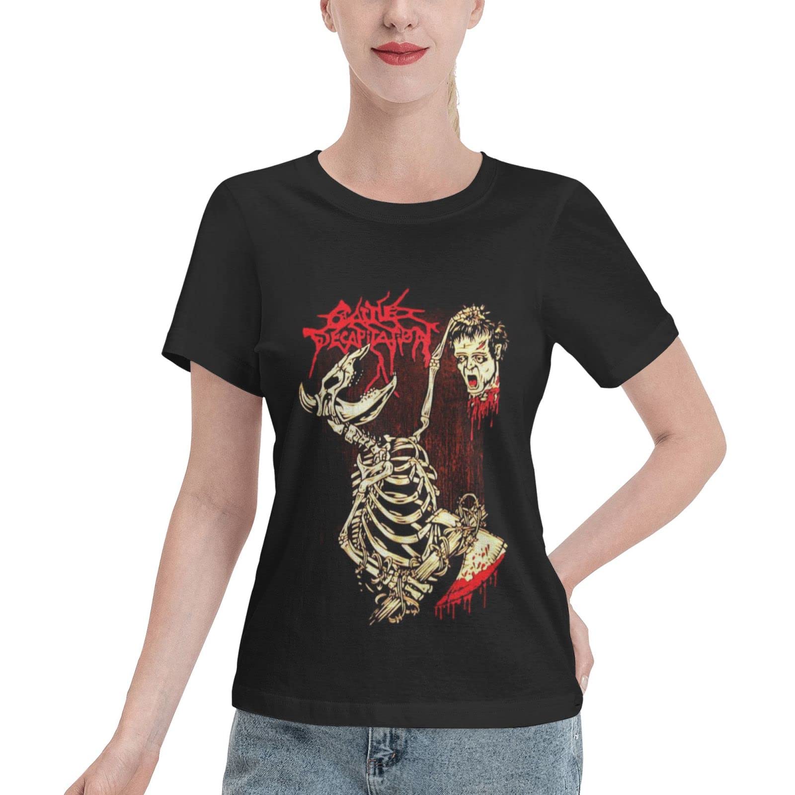 Woman T Shirts Crewneck Short Sleeve Full Season Camping Sports Tee