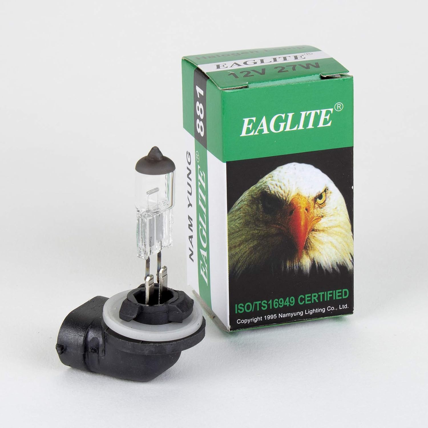 Eaglite Standard 881 12V 27W Clear DOT Halogen Headlight