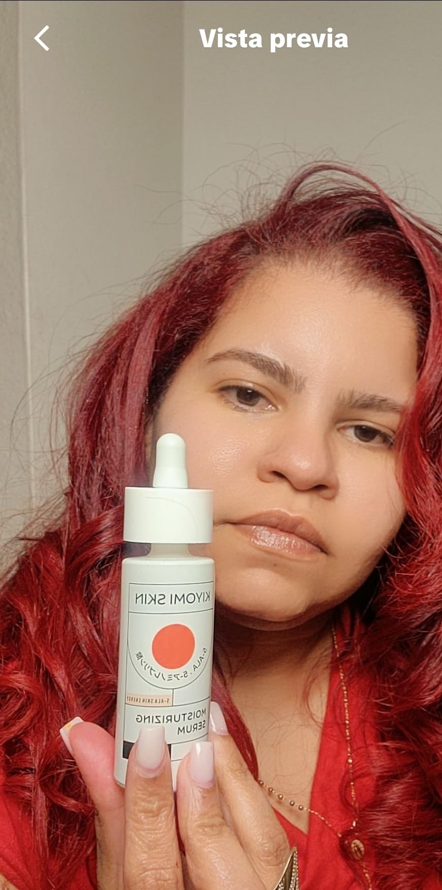 Kiyomi Skin Moisturizing Serum with Hyaluronic Acid and 5-ALA for Dry Skin Facial Serum Moisturizer