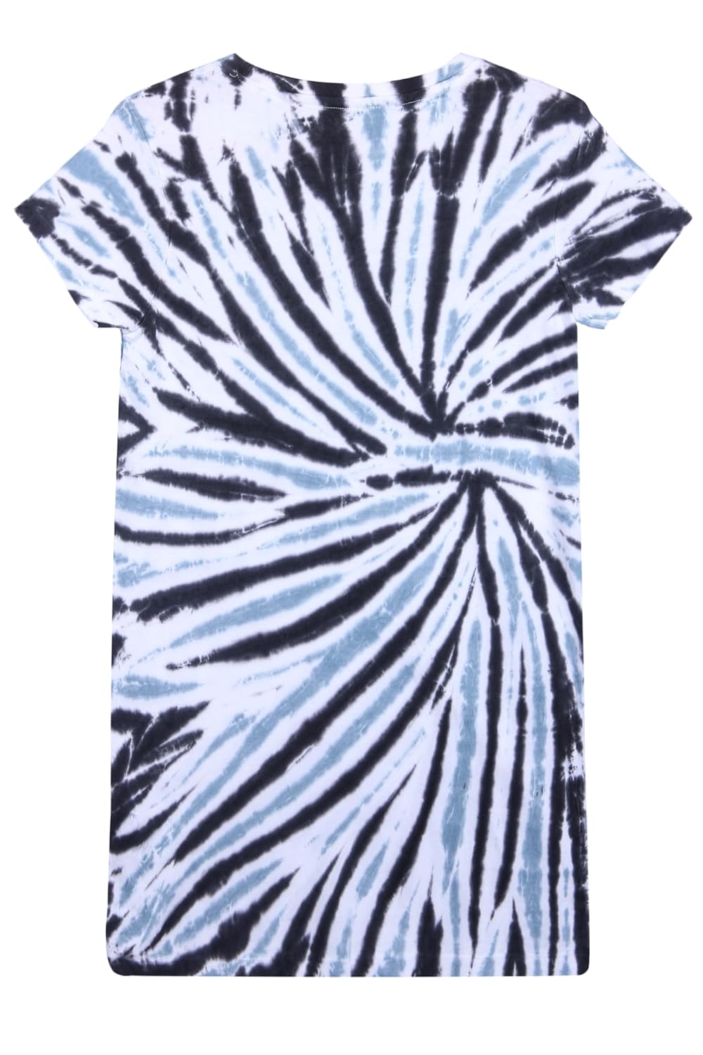Stories.Label Girl's Tie Dye Cotton Printed Long T-Shirts Dress in Half Sleeves and Regular Fit offers donot miss