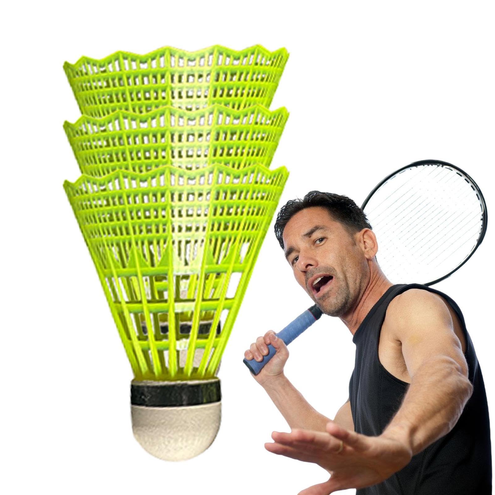 Nylon Badminton Shuttlecocks - 3 Pieces/6 Pieces Nylon Shuttlecocks for Badminton | Stable and Shuttlecocks for Indoor And Outdoor Sports Playing With And Balance