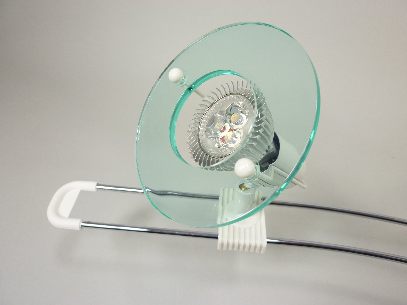 LED Deckenbogen Fassung G5,3, 4 x 5W mit Acrylglasring Deckenlampe Spot Strahler Deckenleuchte