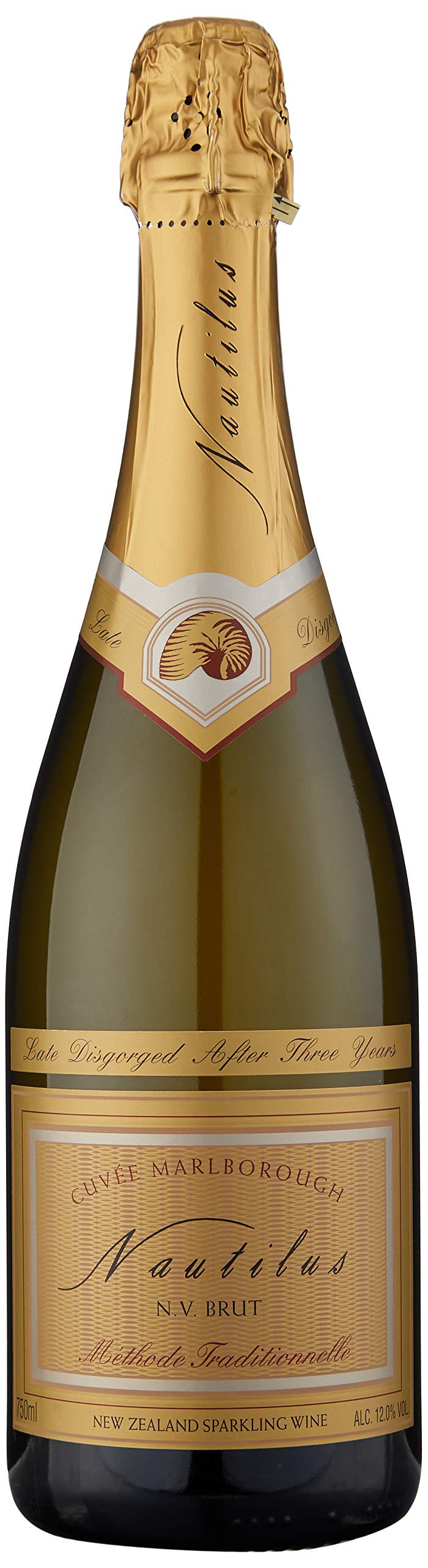 Nautilus Estate Marlborough Cuvee Brut Non Vintage Sparkling Wine, 75 cl
