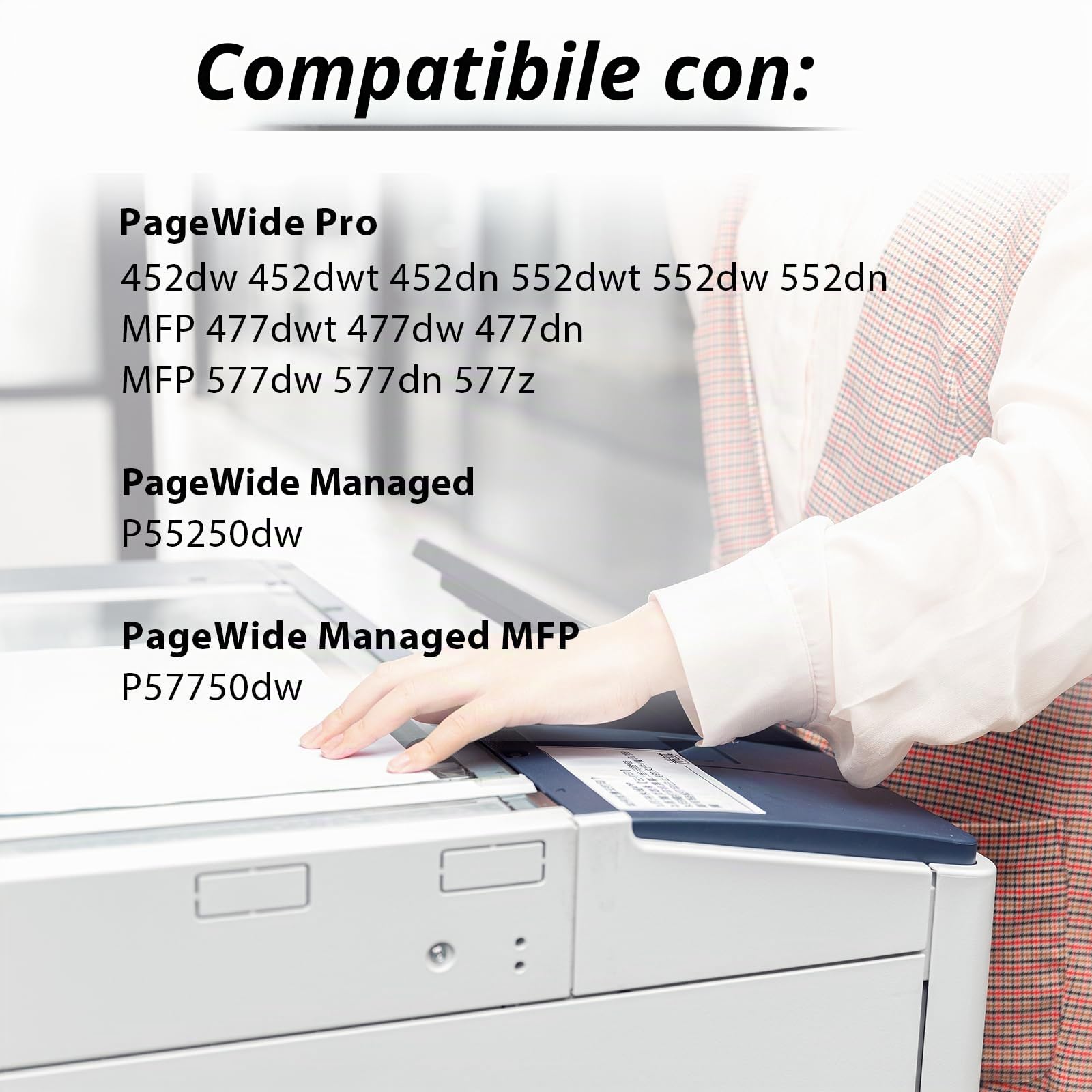 973X Cartucce d'inchiostro Multipack Compatibili con HP 973 973X Cartucce | Compatibile con HP PageWide Pro 452dw 452dwt 477dn 477dw 477dwt 552dw 577dw 577z Stampante (Nero, Ciano, Magenta, Giallo)
