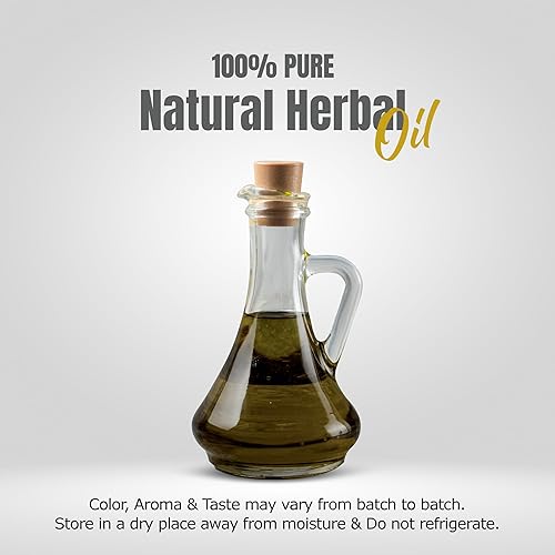 Miniatura 2 de Herbsforever Aceite Brahmi Amla con aceite de sésamo prensado en frío infundido  Evita el adelgazamiento y la calvicie  Promueve el crecimiento del