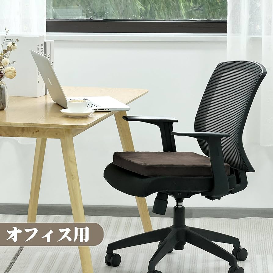 即日発送　デスクチェア　ラムウール素材 高反発クッション リボン  心地が良い 61eJO2EOQvL._UF894,1000_QL80_.jpg