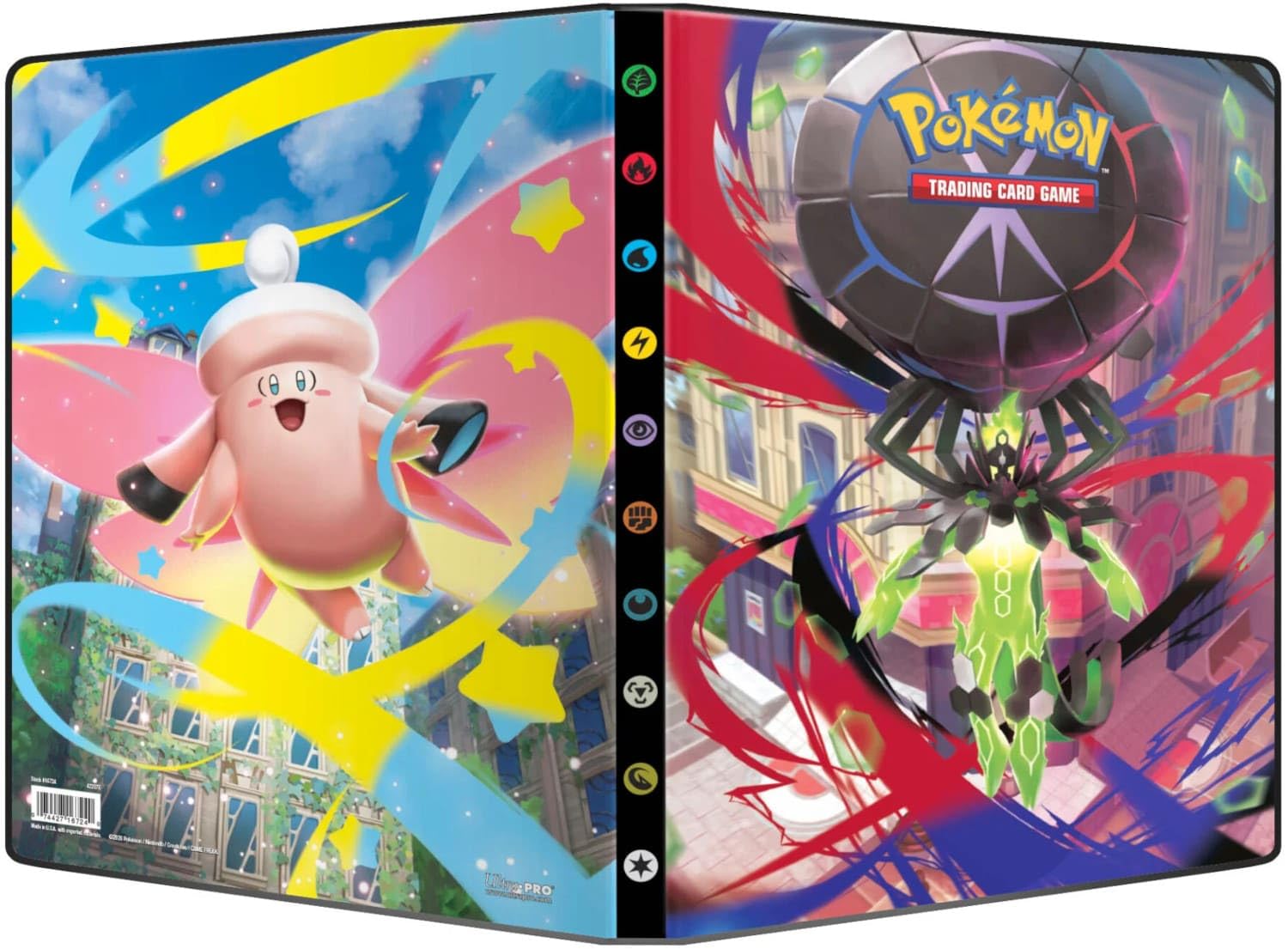 BB-Toy-Trades Versandschutz Pokemon TCG PKM Portfolio Sammelalbum Binder Album 9-Pocket Karten-Album für 252 Sammelkarten Mega Entwicklung Optimale Ordnung Mega Zygarde & Pixi